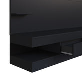 Estante Painel Home 1 Gaveta e 3 Prateleiras para Sala ou Quarto Prodecor PL170 Preto